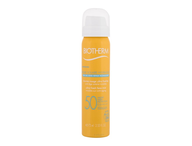 Lotion visage et spray  Biotherm Brume Solaire Ultra Fresh SPF50 75 ml