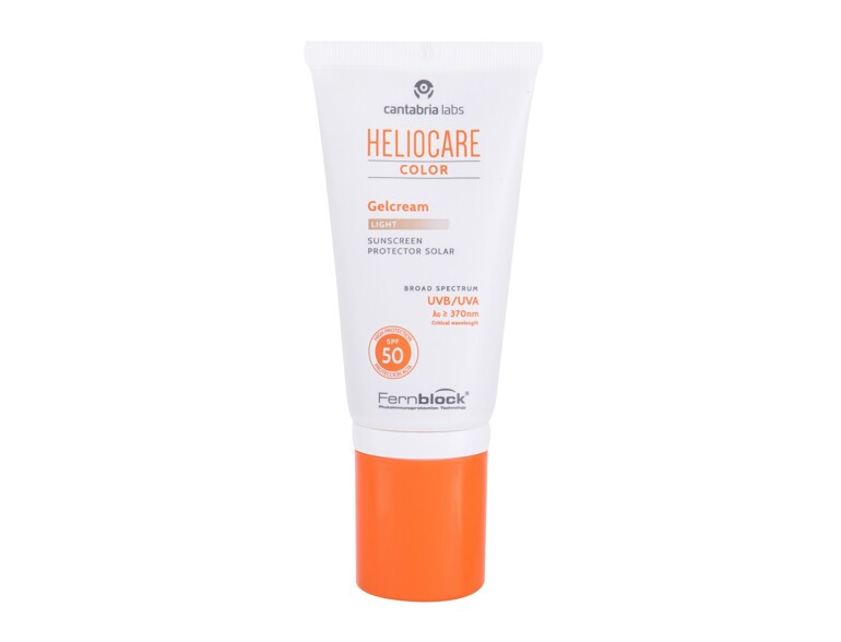 Sonnenschutz fürs Gesicht Heliocare Color Gelcream SPF50 50 ml Light Beschädigte Schachtel