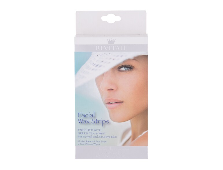 Depilationspräparat Revitale Wax Strips Facial 12 St. Beschädigte Schachtel