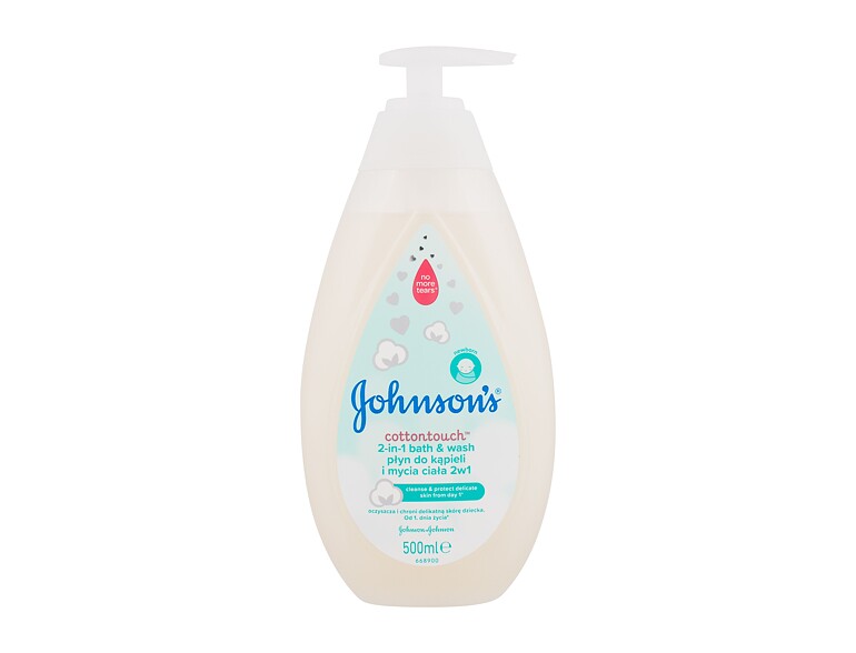Duschgel Johnson´s CottonTouch 2-in-1 Bath & Wash 500 ml