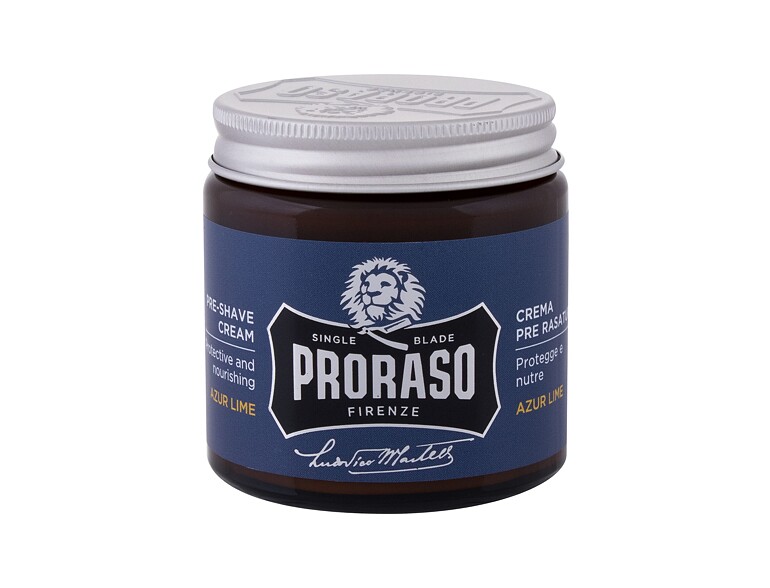 Prodotto pre-rasatura PRORASO Azur Lime Pre-Shave Cream 100 ml