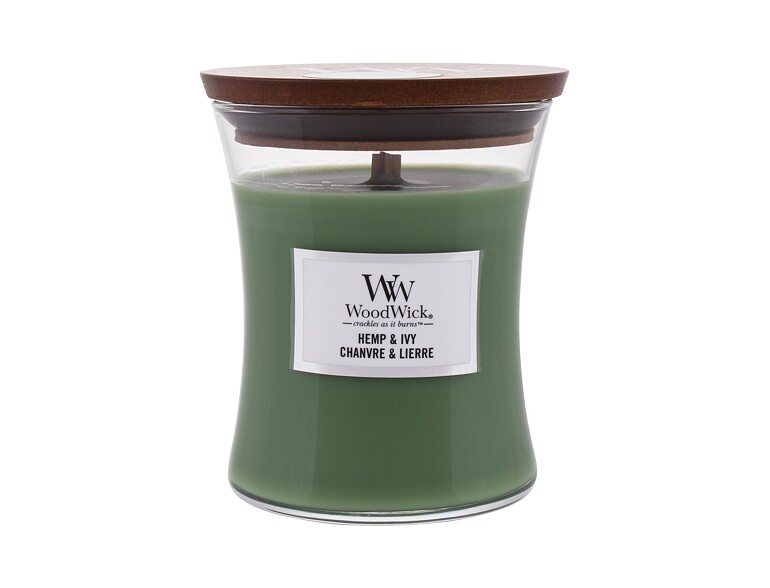 Bougie parfumée WoodWick Hemp & Ivy 275 g