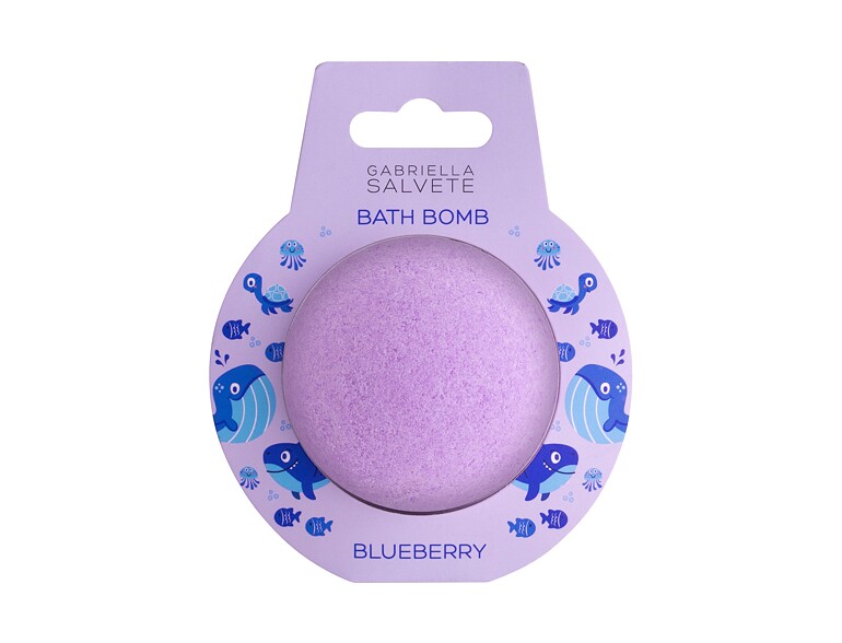 Bomba da bagno Gabriella Salvete Kids Bath Bomb Blueberry 100 g confezione danneggiata