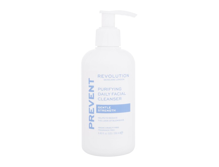 Gel nettoyant Revolution Skincare Prevent Purifying Daily Facial Cleanser Gentle Strength 250 ml