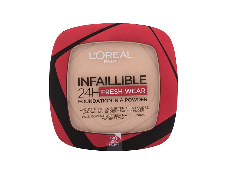 Foundation L'Oréal Paris Infaillible 24H Fresh Wear Foundation In A Powder 9 g 180 Rose Sand