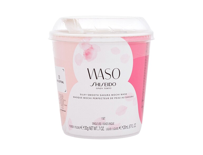 Siero per il viso Shiseido Waso Silky Smooth Sakura Mochi Mask 20 g scatola danneggiata