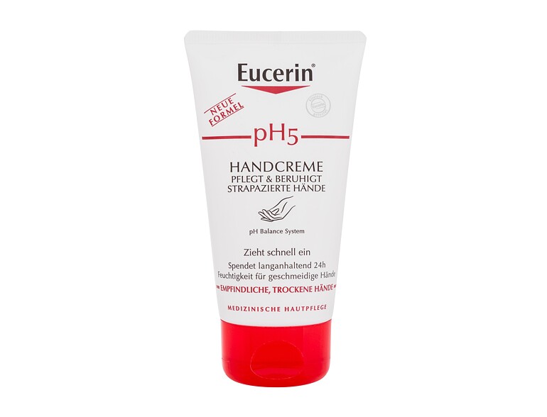 Crème mains Eucerin pH5 Hand Cream 75 ml flacon endommagé