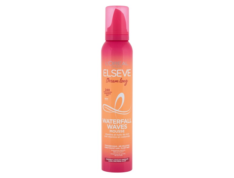 Für Locken L'Oréal Paris Elseve Dream Long Waterfall Waves Mousse 200 ml Beschädigtes Flakon