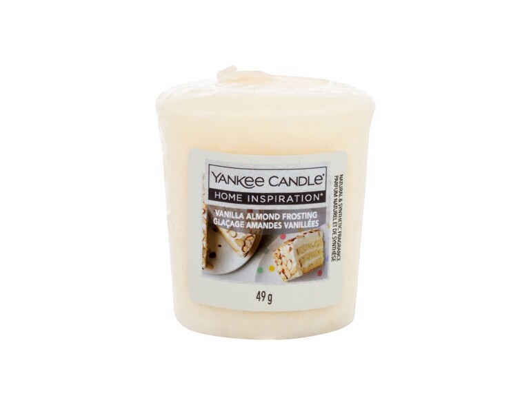 Candela profumata Yankee Candle Home Inspiration Vanilla Almond Frosting 49 g