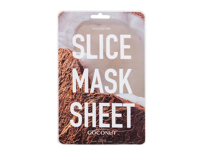 Maschera per il viso Kocostar Slice Mask Coconut 20 ml