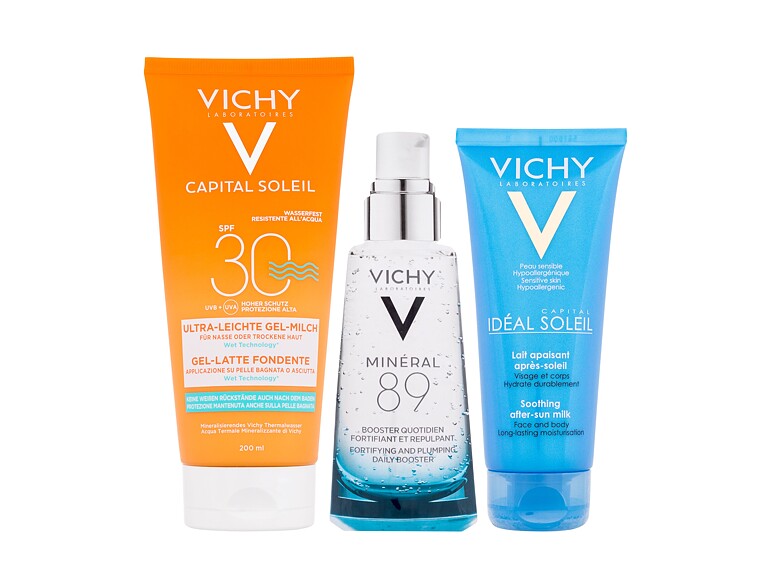 Soin solaire corps Vichy Capital Soleil Melting Milk-Gel SPF30 200 ml Sets