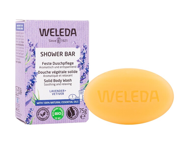 Pain de savon Weleda Shower Bar Lavender + Vetiver 75 g