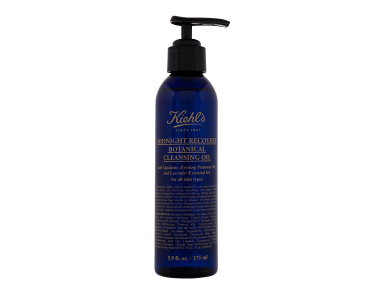 Olio detergente Kiehl´s Midnight Recovery Botanical Cleansing Oil 175 ml