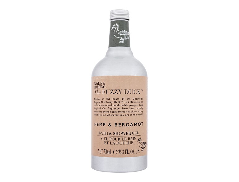 Doccia gel Baylis & Harding The Fuzzy Duck™ Hemp & Bergamot 750 ml flacone danneggiato