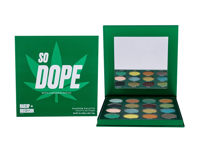 Lidschatten Makeup Obsession So Dope With Cannabis Sativa 20,8 g Beschädigte Schachtel