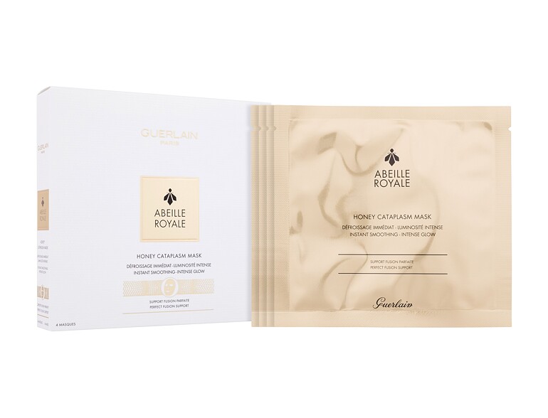 Maschera per il viso Guerlain Abeille Royale Honey Cataplasm Mask 4 St.