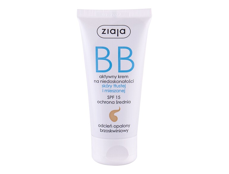 BB Creme Ziaja BB Cream Oily and Mixed Skin SPF15 50 ml Dark Beschädigte Schachtel