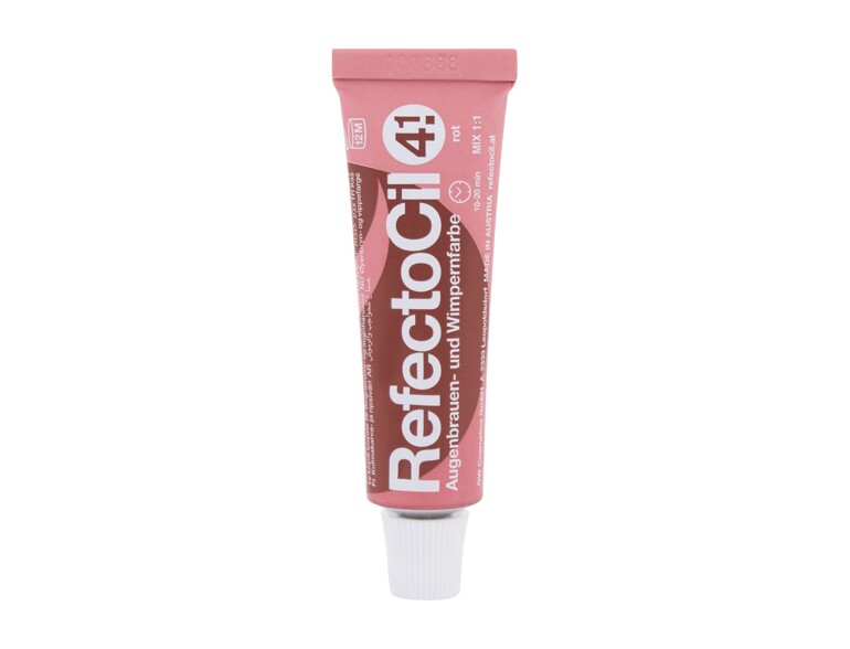 Augenbrauenfarbe RefectoCil Eyelash And Eyebrow Tint 15 ml 4.1 Red Beschädigte Schachtel
