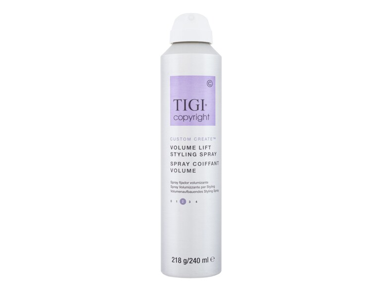 Haarfestiger Tigi Copyright Custom Create Volume Lift Styling Spray 240 ml Beschädigtes Flakon
