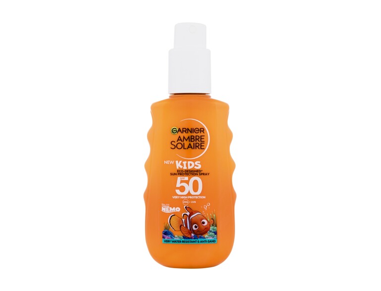 Sonnenschutz Garnier Ambre Solaire Kids Sun Protection Spray SPF50 150 ml Beschädigtes Flakon