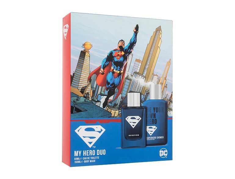 Eau de Toilette DC Comics Superman 50 ml Beschädigte Schachtel Sets