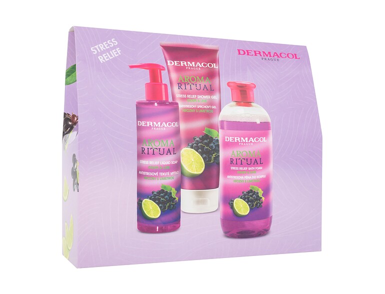Badeschaum Dermacol Aroma Ritual Grape & Lime 500 ml Beschädigte Schachtel Sets