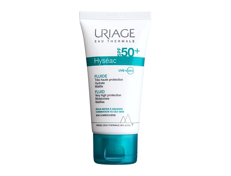 Crema giorno per il viso Uriage Hyséac Fluid SPF50+ 50 ml scatola danneggiata