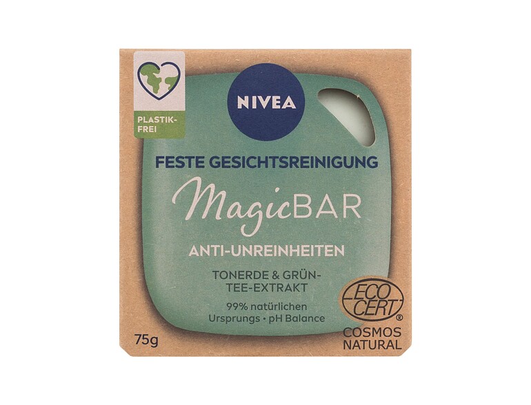 Reinigungsseife Nivea Magic Bar Anti-Blemishes Clay & Green Tea 75 g