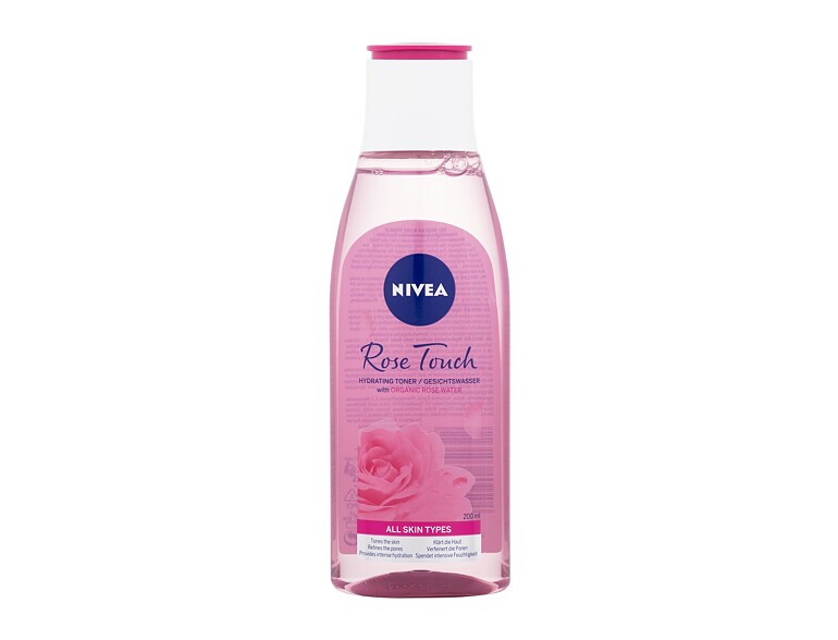Tonici e spray Nivea Rose Touch Hydrating Toner 200 ml