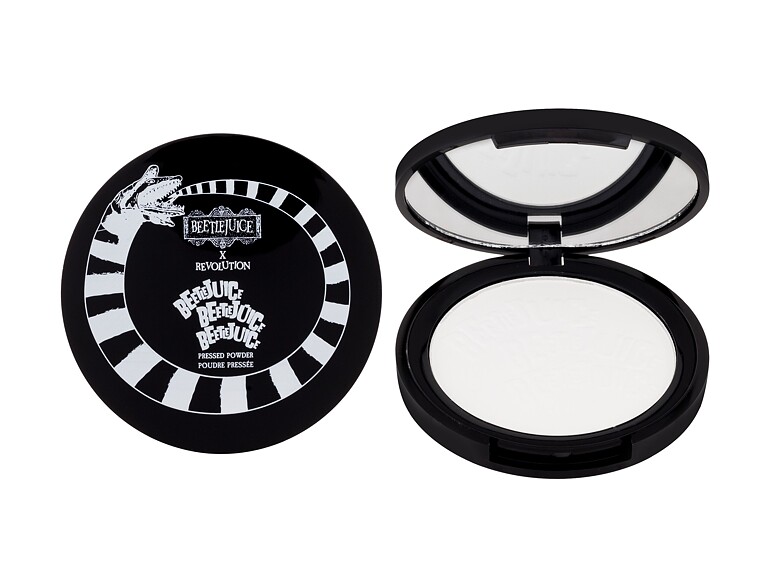 Puder Makeup Revolution London Beetlejuice Never Trust The Living Pressed Powder 7,5 g White