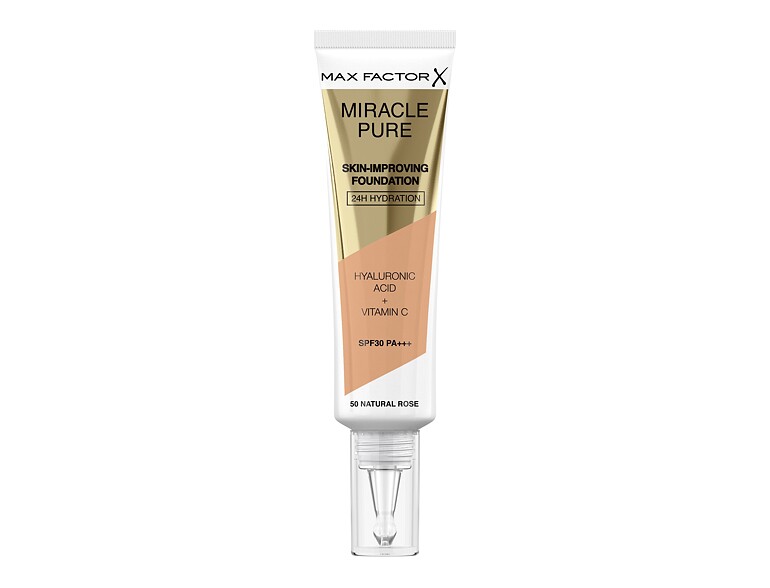 Fondotinta Max Factor Miracle Pure Skin-Improving Foundation SPF30 30 ml 50 Natural Rose