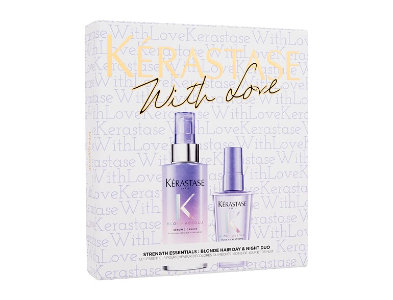 Haarserum Kérastase Strength Essentials Blonde Hair Day & Night Duo 90 ml Sets