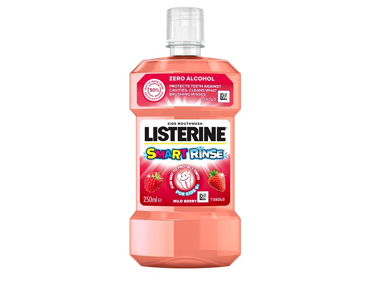 Bain de bouche Listerine Smart Rinse Mild Berry Mouthwash 250 ml