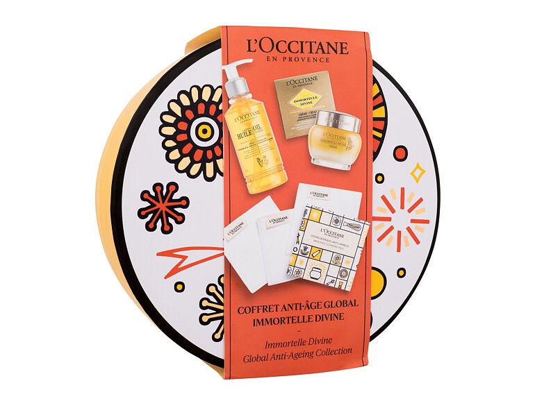 Tagescreme L'Occitane Immortelle Divine Global Anti-Ageing Collection 50 ml Beschädigte Schachtel Sets