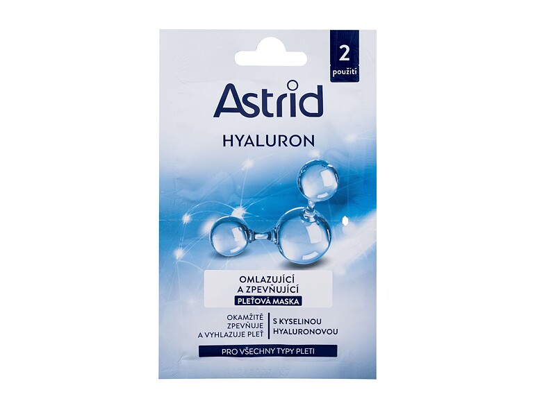 Gesichtsmaske Astrid Hyaluron Rejuvenating And Firming Facial Mask 2x8 ml