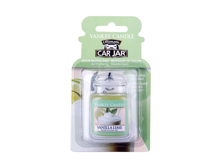 Autoduft Yankee Candle Vanilla Lime Car Jar 1 St. Beschädigte Verpackung