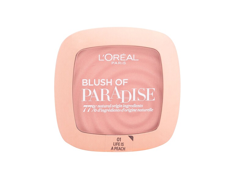 Rouge L'Oréal Paris Paradise Blush 9 ml 01 Life Is Peach