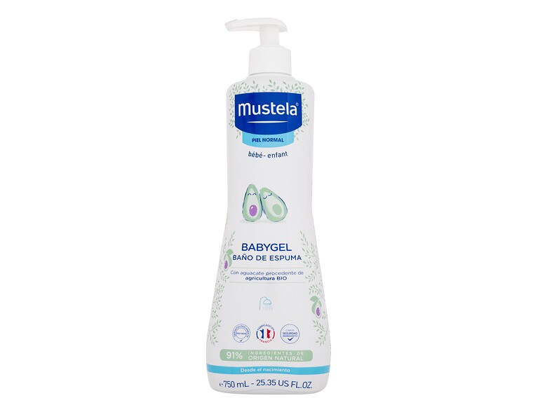 Duschgel Mustela Bébé Multi-Sensory Bubble Bath 750 ml