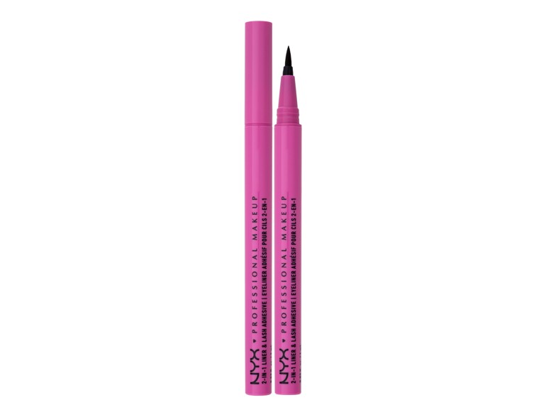 Eyeliner NYX Professional Makeup Jumbo Lash! 2in1 Liner & Lash Adhesive 1 ml 01 Black