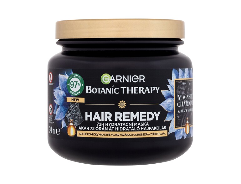 Haarmaske Garnier Botanic Therapy Magnetic Charcoal Hair Remedy 340 ml Beschädigte Verpackung