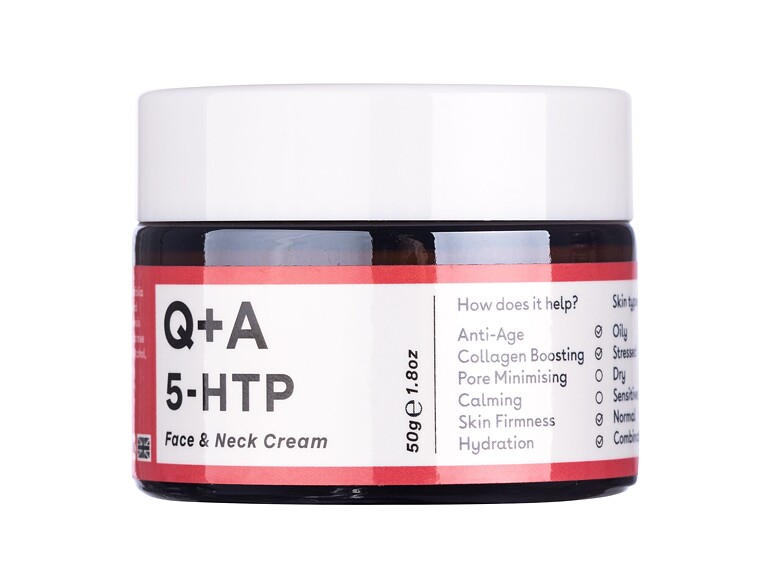 Crema giorno per il viso Q+A 5 - HTP Face & Neck 50 g scatola danneggiata