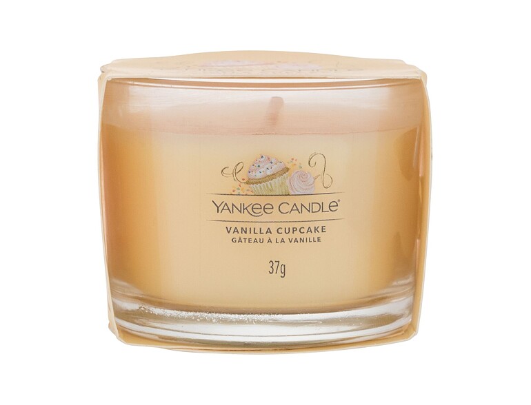 Bougie parfumée Yankee Candle Vanilla Cupcake 37 g emballage endommagé