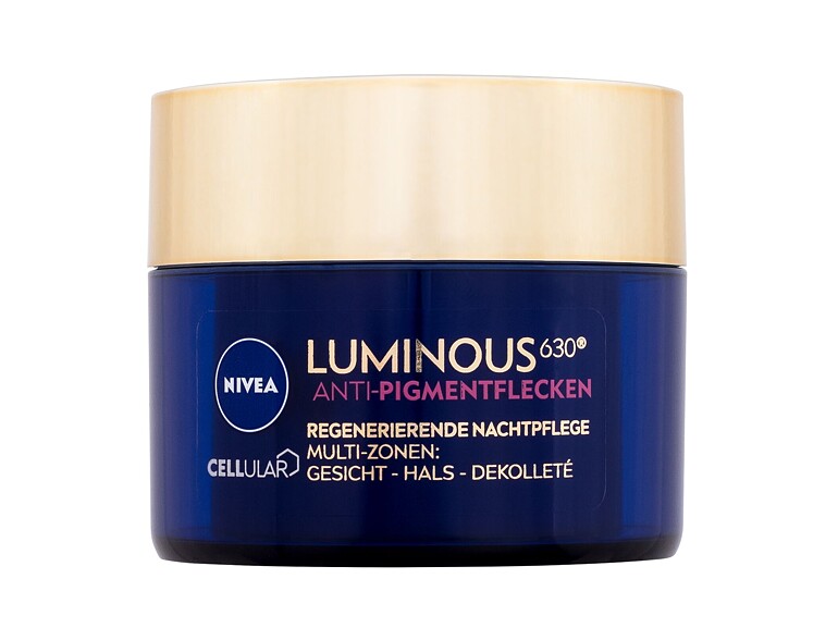 Nachtcreme Nivea Luminous 630 Antispot Night Complexion Repair 50 ml Beschädigte Schachtel