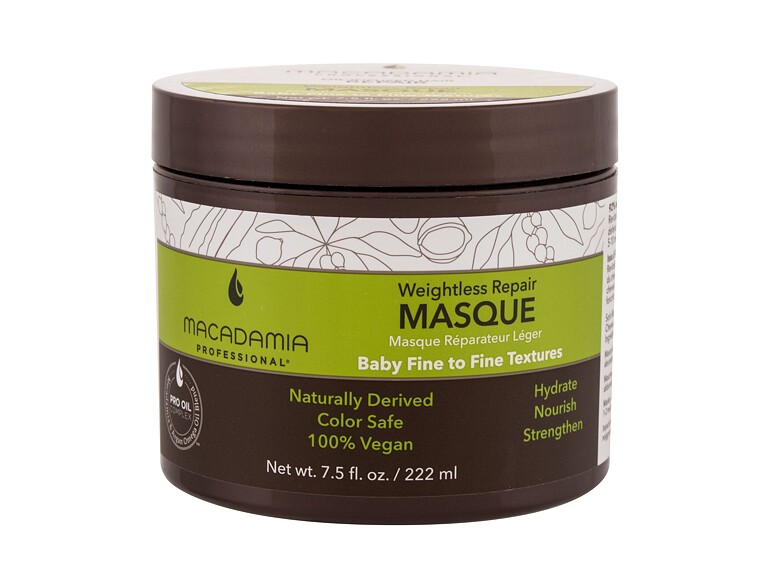 Haarmaske Macadamia Professional Weightless Repair 222 ml