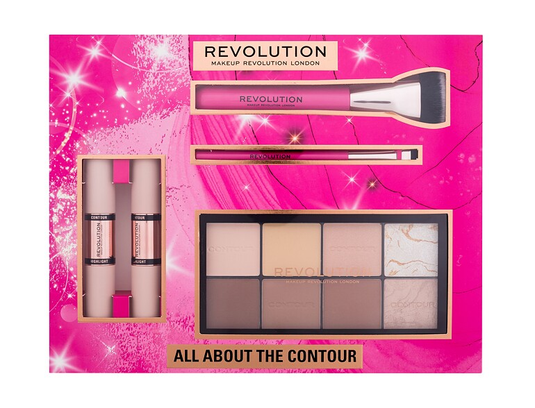 Contouring palette Makeup Revolution London All About The Contour Gift Set 16 g Sets