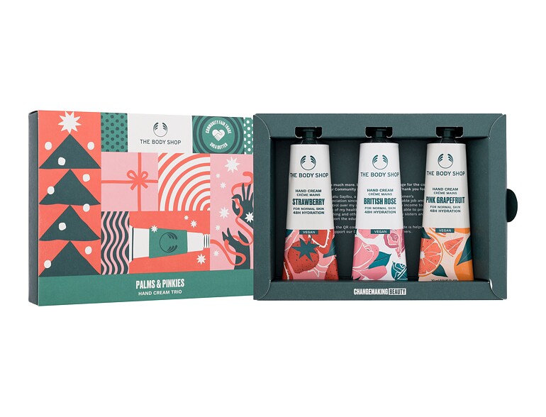 Handcreme  The Body Shop Palms & Pinkies Hand Cream Trio 30 ml Sets