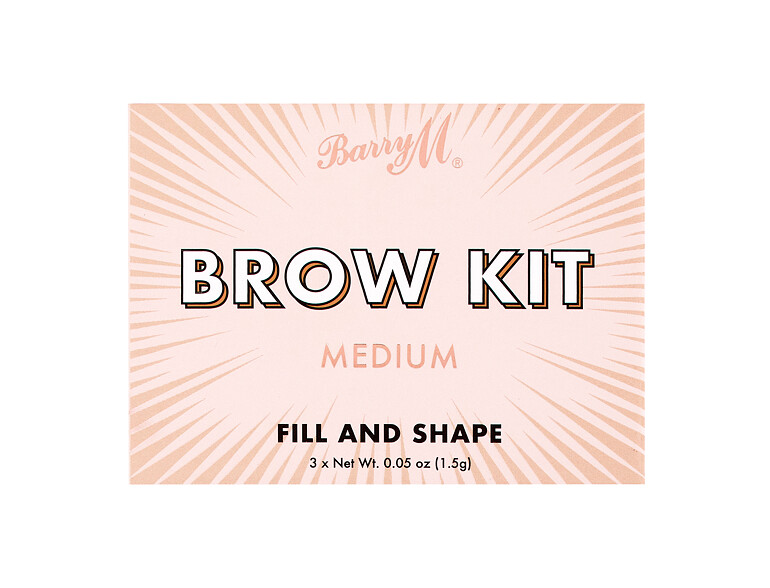 Kit et palette sourcils Barry M Brow Kit  4,5 g Medium