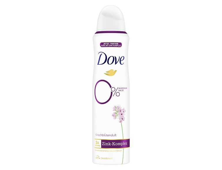 Deodorante Dove 0% ALU Cherry Blossom 48h 150 ml