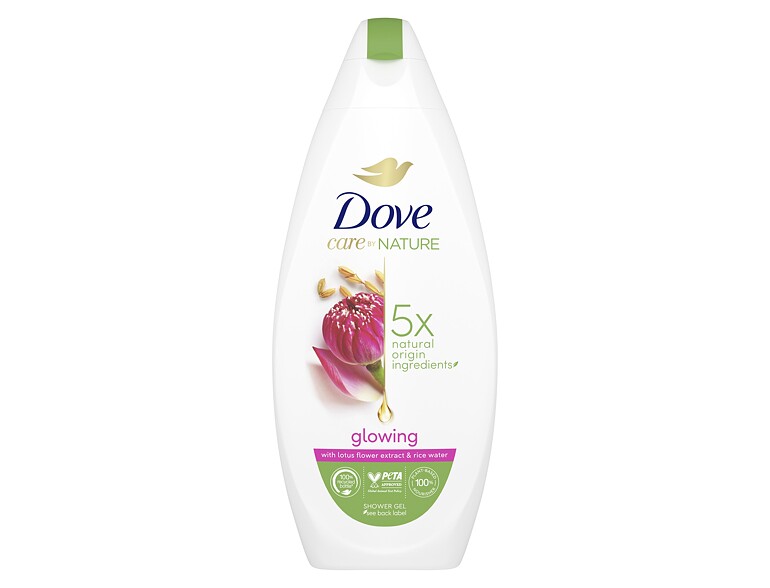 Gel douche Dove Care By Nature Glowing Shower Gel 225 ml