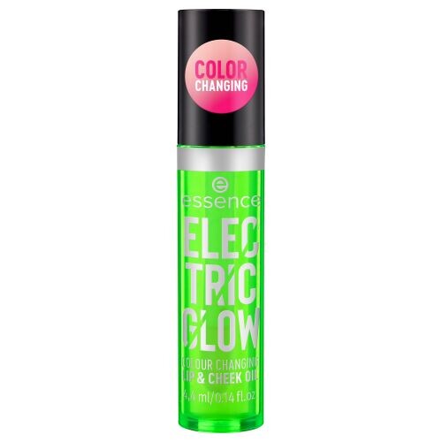Huile à lèvres Essence Electric Glow Colour Changing Lip & Cheek Oil 4,4 ml